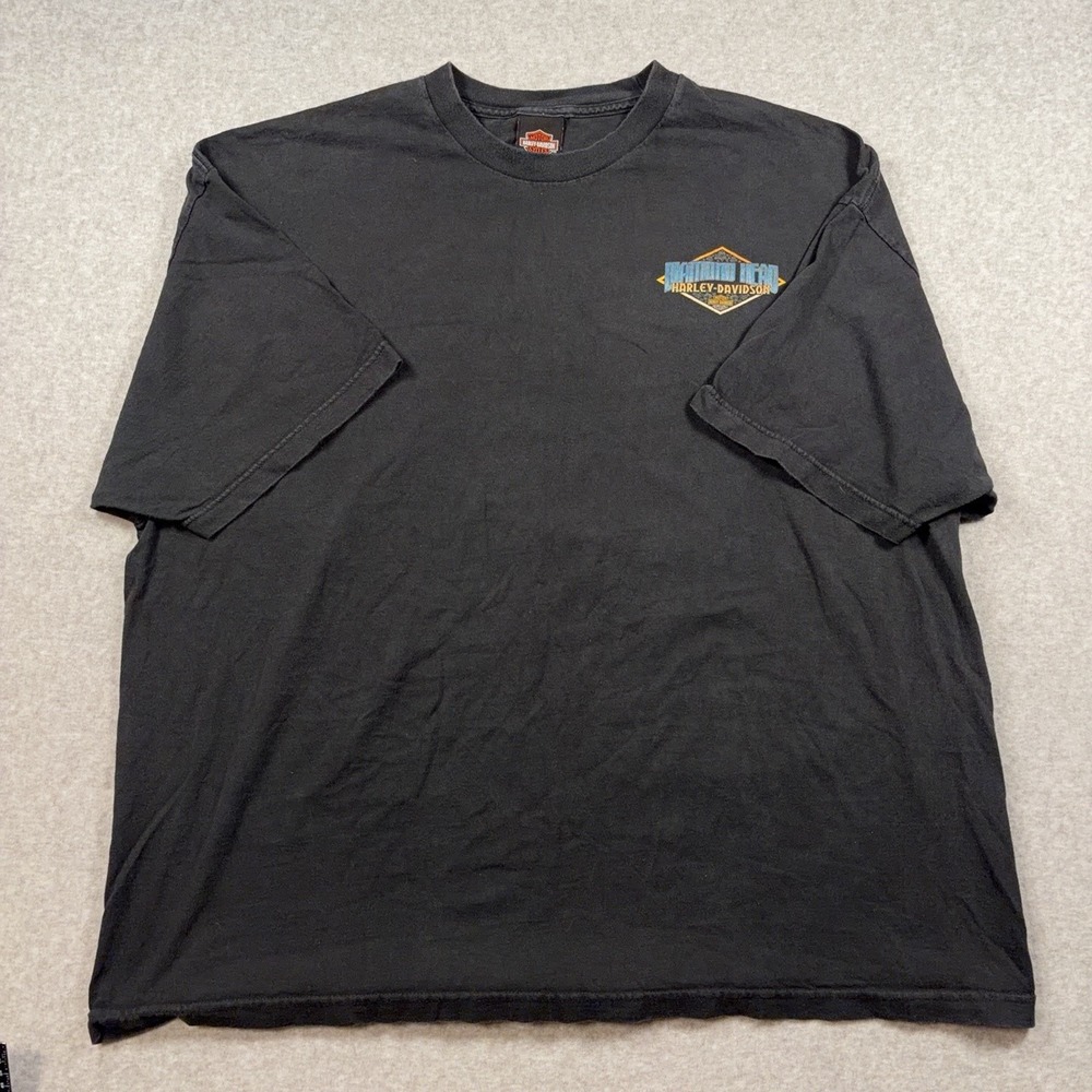 Harley-Davidson Shirt Mens 3XL Black Short Sleeve Diamond Head Honolulu HI Tee